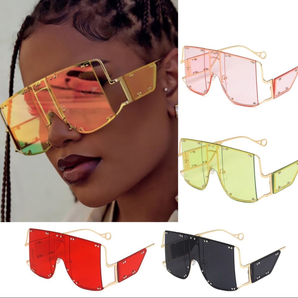 Oversized Hollow Sunglasses